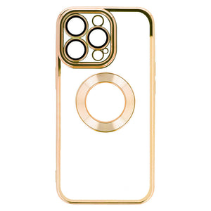 Shockproof Case Gold Ochranný Kryt s ochranou fotoaparátu pre iPhone 15 Pro