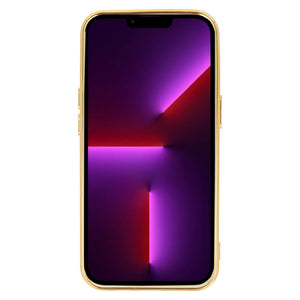 Shockproof Case Gold-Pink Ochranný Kryt s ochranou fotoaparátu pre iPhone 13