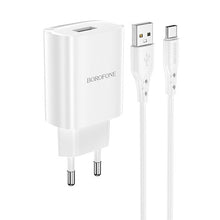 Načítať obrázok do zobrazovača galérie, 2v1 Set sieťová nabíjčka USB + nabíjacií kábel USB-C 1m
