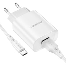 Načítať obrázok do zobrazovača galérie, 2v1 Set sieťová nabíjčka USB + nabíjacií kábel USB-C 1m
