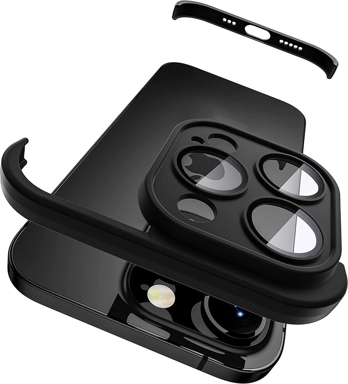 Shockproof Bumper Black Ochranný set pre iPhone 14