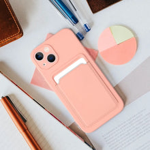 Načítať obrázok do zobrazovača galérie, Card Air Bag Case Pink Ochranný Kryt pre iPhone 12
