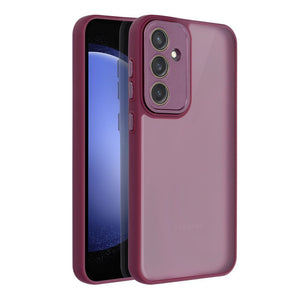 Camera Protected Bumper Purple Ochranný Kryt pre Samsung Galaxy S22
