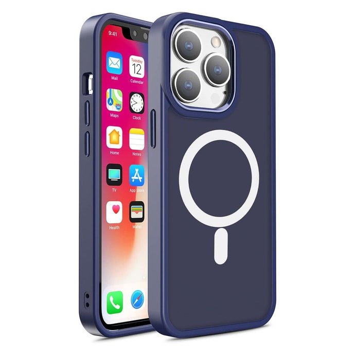 Matte MagSafe Case Blue Ochranný Kryt pre iPhone 14 Pro Max