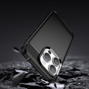 Carbon Black Ochranný Kryt pre iPhone 15 Pro Max