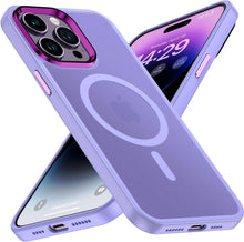 Načítať obrázok do zobrazovača galérie, Matte MagSafe Case Purple Ochranný Kryt pre iPhone 15 Pro

