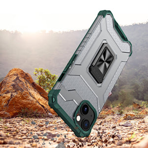 Crystal Ring Armor Green Ochranný Kryt pre iPhone 13 Mini