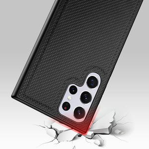 Dux Ducis Fino Black Case Ochranný Kryt pre Samsung Galaxy S22 Ultra