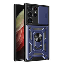 Načítať obrázok do zobrazovača galérie, Hybrid Camshield Rugged Case Blue Ochranný Kryt pre Samsung Galaxy S23 Ultra
