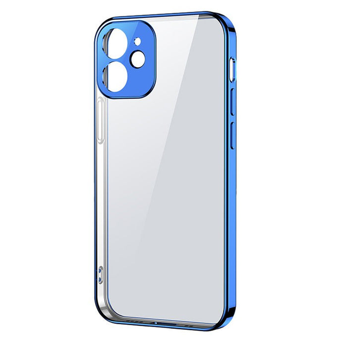 Luxury Plate Case Blue Ochranný Kryt pre iPhone 12 Pro