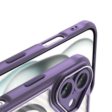 Načítať obrázok do zobrazovača galérie, MagSafe Carbon look Case Purple Ochranný Kryt pre iPhone 16
