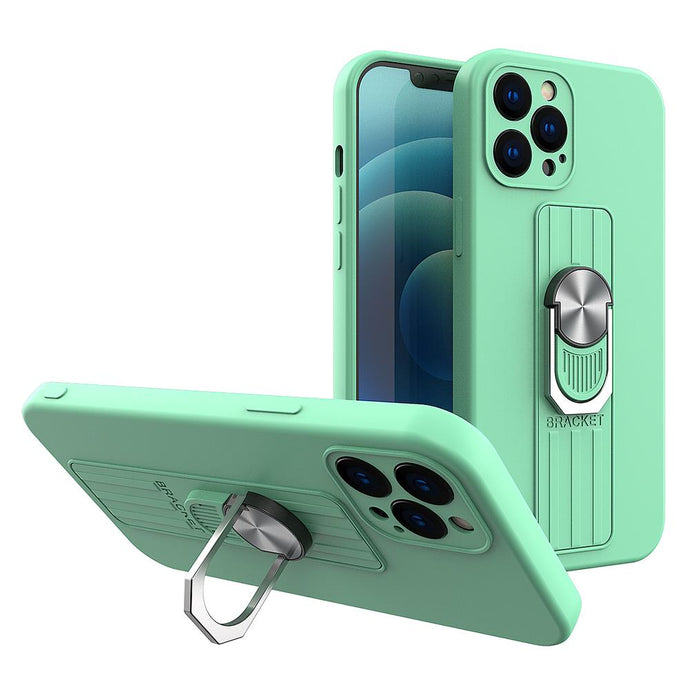 Ring Silicone Case Mint pre iPhone 12 Mini