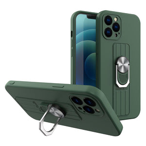 Ring Silicone Case Green pre iPhone 12 Mini