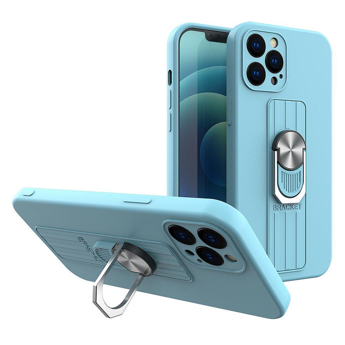 Ring Silicone Case Light Blue pre iPhone 12 Mini