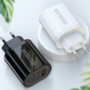 Power Quick Charge Sieťový adaptér WHITE USB 3.0