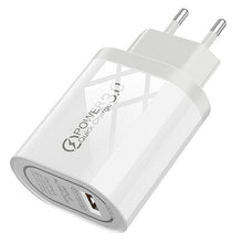 Načítať obrázok do zobrazovača galérie, Power Quick Charge Sieťový adaptér WHITE USB 3.0
