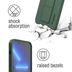 Kickstand Case Silicone Red Ochranný Kryt pre Samsung Galaxy S20FE