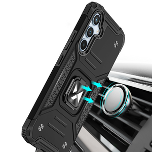 Premium Ring Armor Rugged Case Black pre Samsung Galaxy A54 5G