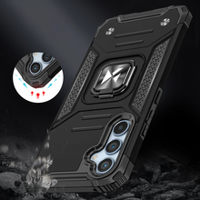 Načítať obrázok do zobrazovača galérie, Premium Ring Armor Rugged Case Black pre Samsung Galaxy A54 5G
