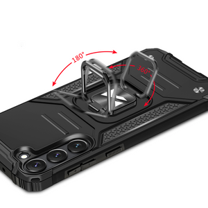 Premium Ring Armor Rugged Case Black pre Samsung Galaxy S23 Plus