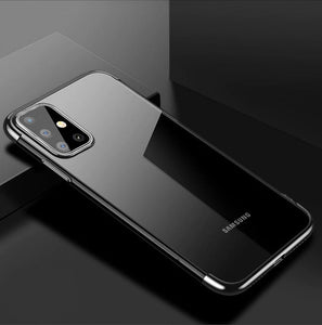Luxury Plate Case Black Ochranný Kryt pre Samsung Galaxy A13 / A13 5G