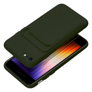 Card Air Bag Case Green Ochranný Kryt pre iPhone 7/8/SE2020