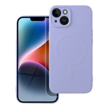 Načítať obrázok do zobrazovača galérie, MagSafe Silicone Case Violet Ochranný Kryt pre iPhone 15
