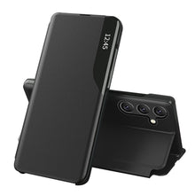 Načítať obrázok do zobrazovača galérie, Eco-Leather Smart Black Ochranný Kryt pre Samsung Galaxy A54 5G
