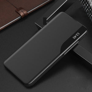 Eco-Leather Smart Black Ochranný Kryt pre Samsung Galaxy S23 Ultra
