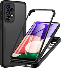 Načítať obrázok do zobrazovača galérie, 360° Full Body Case Black Ochranný Kryt pre Samsung Galaxy A53
