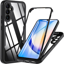 Načítať obrázok do zobrazovača galérie, 360° Full Body Case Black Ochranný Kryt pre Samsung Galaxy A54
