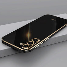 Načítať obrázok do zobrazovača galérie, Luxury Lighting Black-Gold Ochranný Kryt pre Samsung Galaxy A54
