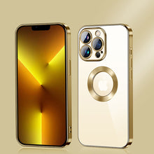 Načítať obrázok do zobrazovača galérie, Shockproof Case Gold Ochranný Kryt s ochranou fotoaparátu pre iPhone 15 Pro
