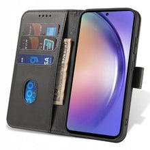 Načítať obrázok do zobrazovača galérie, Elegant Case Black Ochranný Knižkový Kryt pre Samsung Galaxy S23
