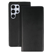 Načítať obrázok do zobrazovača galérie, Magnetický Knižkový kryt Čierne pre Samsung Galaxy S23 Ultra
