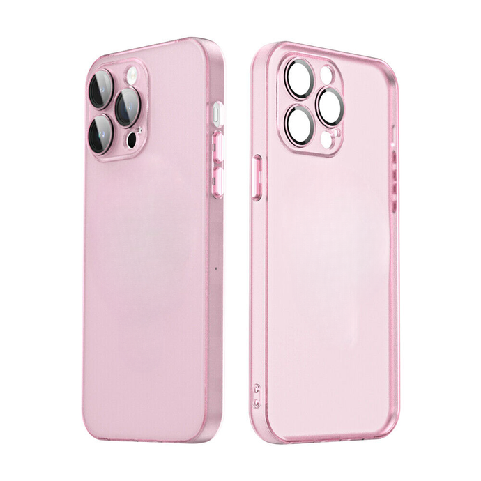 Slim Clear Camera Protect Pink Ochranný Kryt pre iPhone 12 Pro