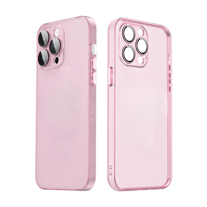 Slim Clear Camera Protect Pink Ochranný Kryt pre iPhone 15