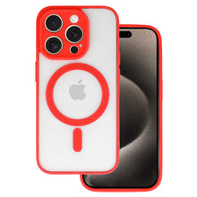 Načítať obrázok do zobrazovača galérie, MagSafe Ac Case Red Ochranný Kryt pre iPhone 15 Pro
