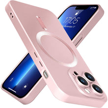 Načítať obrázok do zobrazovača galérie, Camera Lens Protect MagSafe Silicone Case Pink Ochranný Kryt pre iPhone 11
