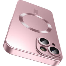 Načítať obrázok do zobrazovača galérie, Camera Lens Protect MagSafe Silicone Case Pink Ochranný Kryt pre iPhone 14 Plus
