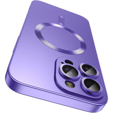 Načítať obrázok do zobrazovača galérie, Camera Lens Protect MagSafe Silicone Case Purple Ochranný Kryt pre iPhone 14 Pro Max
