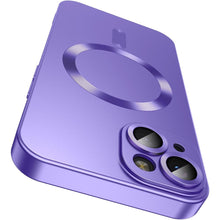 Načítať obrázok do zobrazovača galérie, Camera Lens Protect MagSafe Silicone Case Purple Ochranný Kryt pre iPhone 15 Plus
