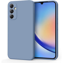 Načítať obrázok do zobrazovača galérie, Premium Silicone Case Blue Ochranný Kryt pre Samsung Galaxy A34 5G
