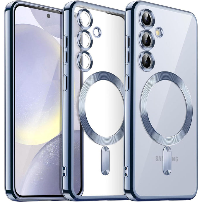 Secret MagSafe Blue Magnetic Case Ochranný Kryt pre Samsung Galaxy A55