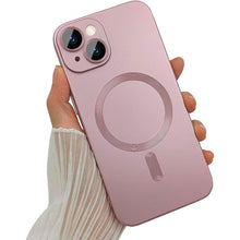Načítať obrázok do zobrazovača galérie, Camera Lens Protect MagSafe Silicone Case Pink Ochranný Kryt pre iPhone 13
