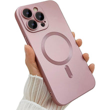 Načítať obrázok do zobrazovača galérie, Camera Lens Protect MagSafe Silicone Case Pink Ochranný Kryt pre iPhone 13 Pro Max
