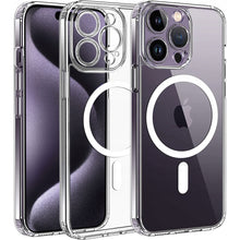 Načítať obrázok do zobrazovača galérie, Premium Camera Protected Clear MagSafe Magnetic Case Ochranný Kryt pre iPhone 14 Pro Max
