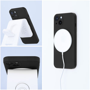 MagSafe Silicone Case Black Ochranný Kryt pre iPhone 12