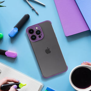 Shockproof Bumper Purple Ochranný set pre iPhone 14 Pro