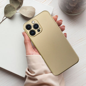 Metallic Gold Ochranný Kryt pre iPhone 14